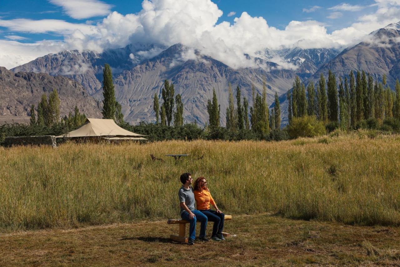 Chamba Camp Diskit Нубра Экстерьер фото